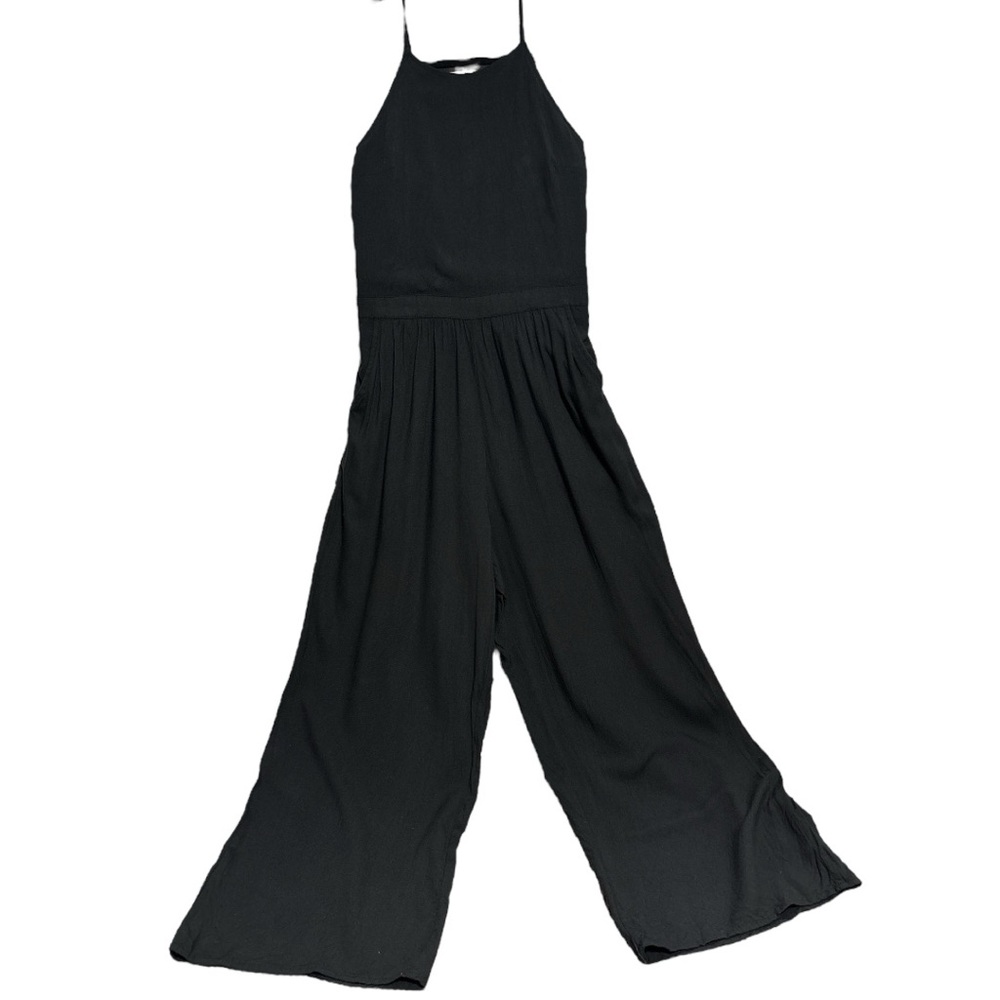 Hollister Elegant Black Wide-Leg Jumpsuit Size XS